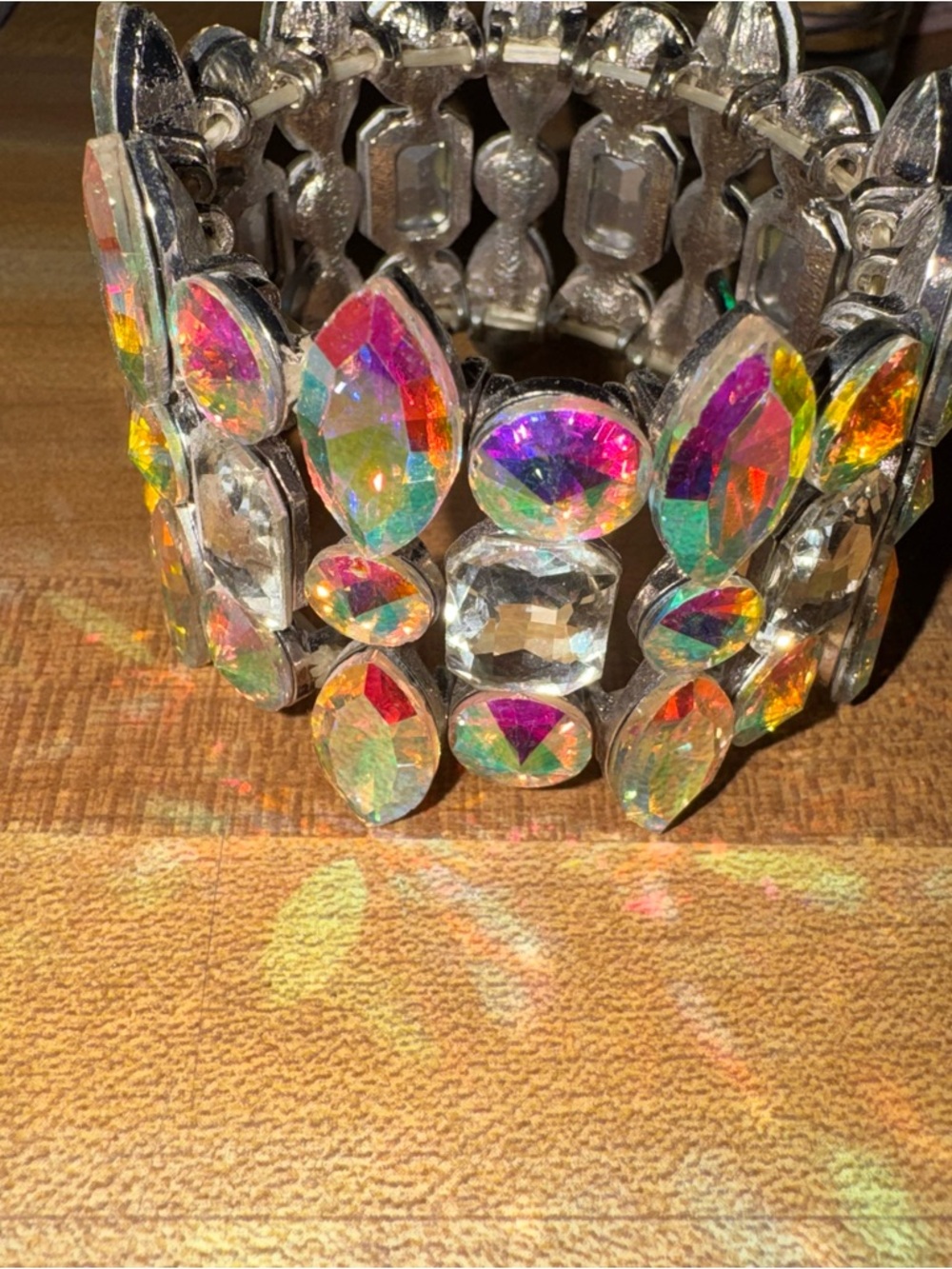 Bebe Crystal stretch bracelet